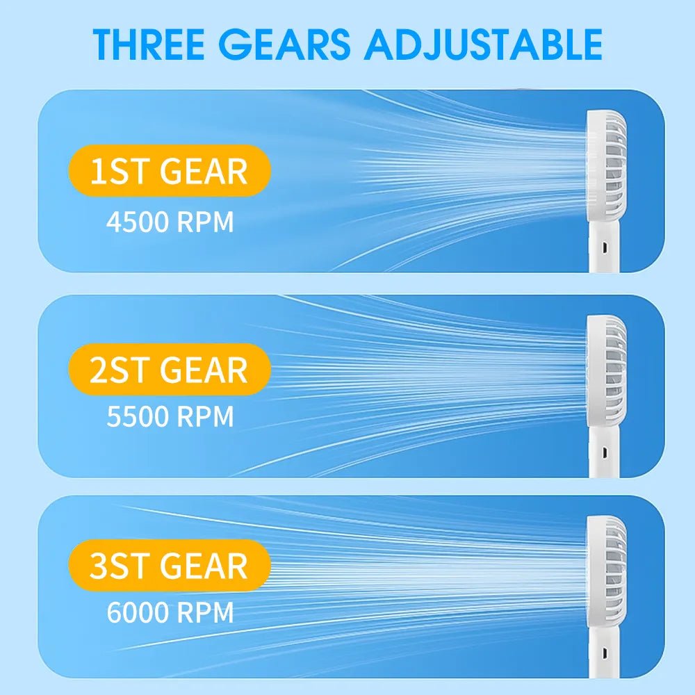 Portable Handheld Fan Rechargeable Cooling Mini USB Fan with Phone Holder for Summer Office Home Outdoor Cooler Fan Desk Fans