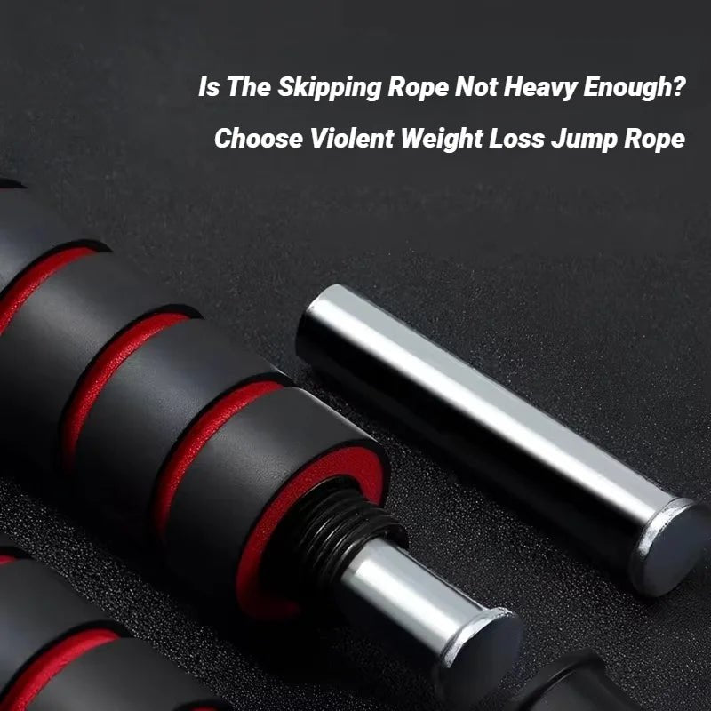Adjustable Steel Wire Jump Rope for Fitness Training - Tangle-Free Home Exercise Equipment