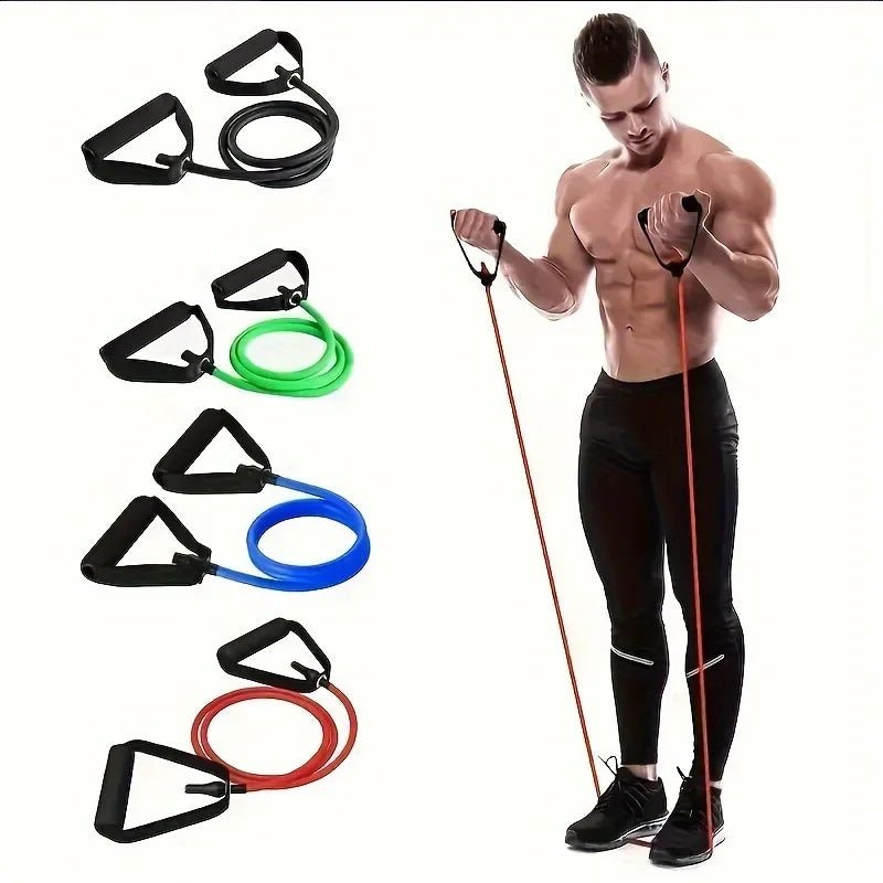 Elevate Your Workouts with 5 Levels of Resistance Bands - Versatile Pull Rope for Strength Training and Home Fitness