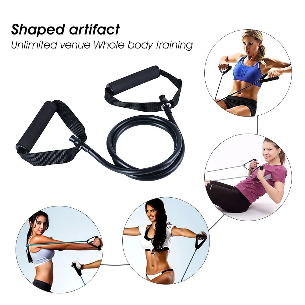 Elevate Your Workouts with 5 Levels of Resistance Bands - Versatile Pull Rope for Strength Training and Home Fitness