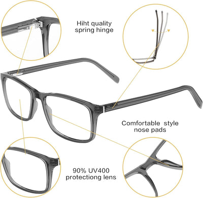 Blue Light Blocking Glasses for Women Men anti Eye Strain Computer Gaming Glasses Blue Light Filter Eyeglasses